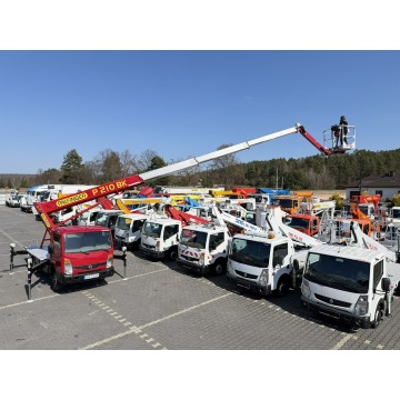Nissan Cabstar Zwyżka Podnośnik Koszowy PALFINGER P210 BK UDT - Wysokość Podnoszenia 21m (Multitel M