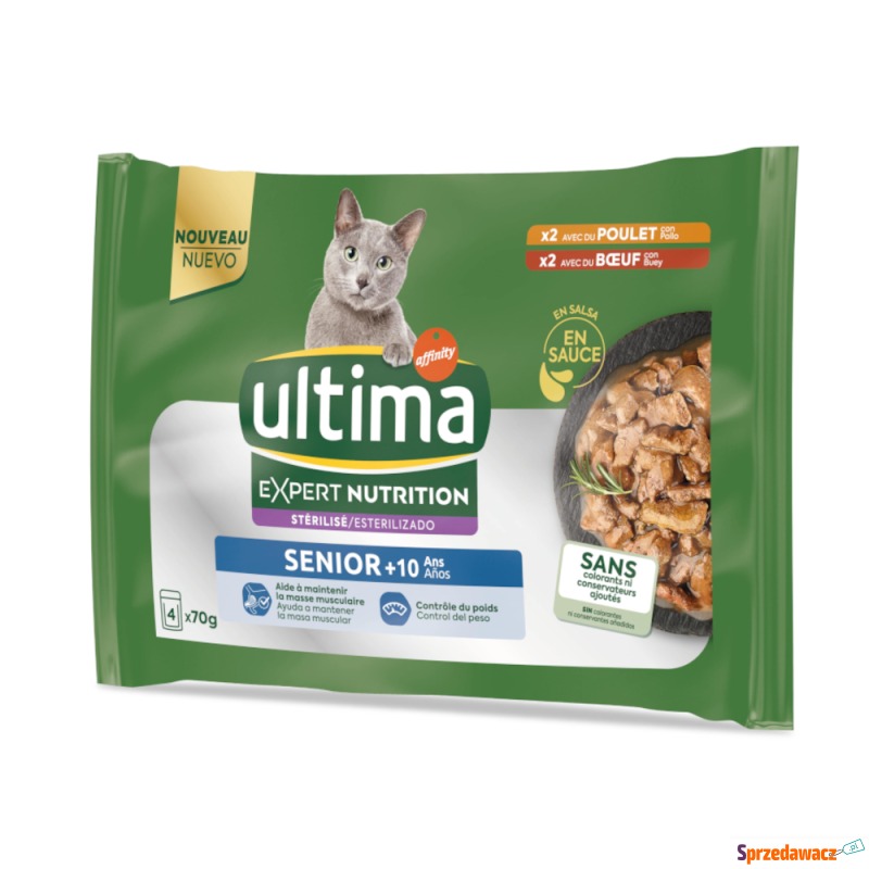 Ultima Cat Expert Nutrition Senior, kurczak i... - Karmy dla kotów - Słupsk