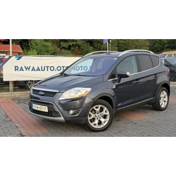 Ford Kuga - 2.0 TDCI 136 koni Szklany dach Skóra Klimatronik możliwa ZAMIANA