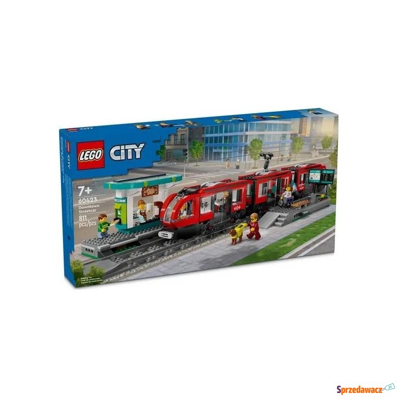Klocki konstrukcyjne LEGO City 60423 Tramwaj... - Klocki - Chełm