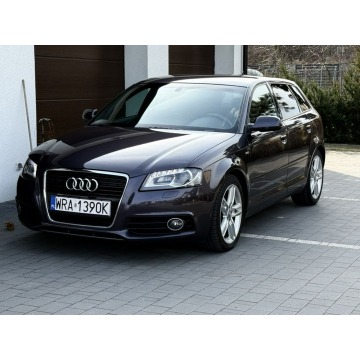 Audi A3 - 2.0Tdi 170KM Dsg S-line Navi Xenon Led Bose Łopatki Alcantara