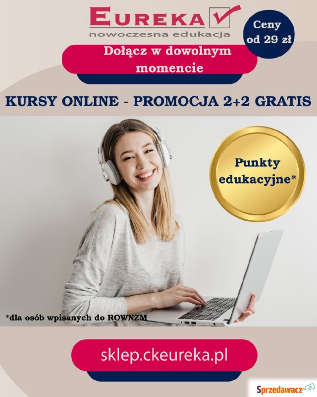 Kursy online 2+2 gratis - Pozostałe kursy - Rzeszów