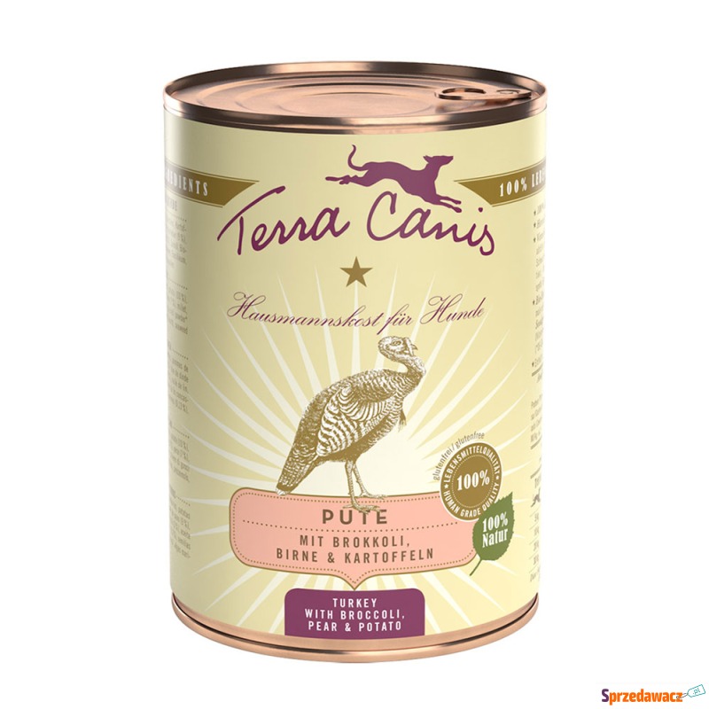 Terra Canis Classic, 6 x 400 g - Indyk z brok... - Karmy dla psów - Płock