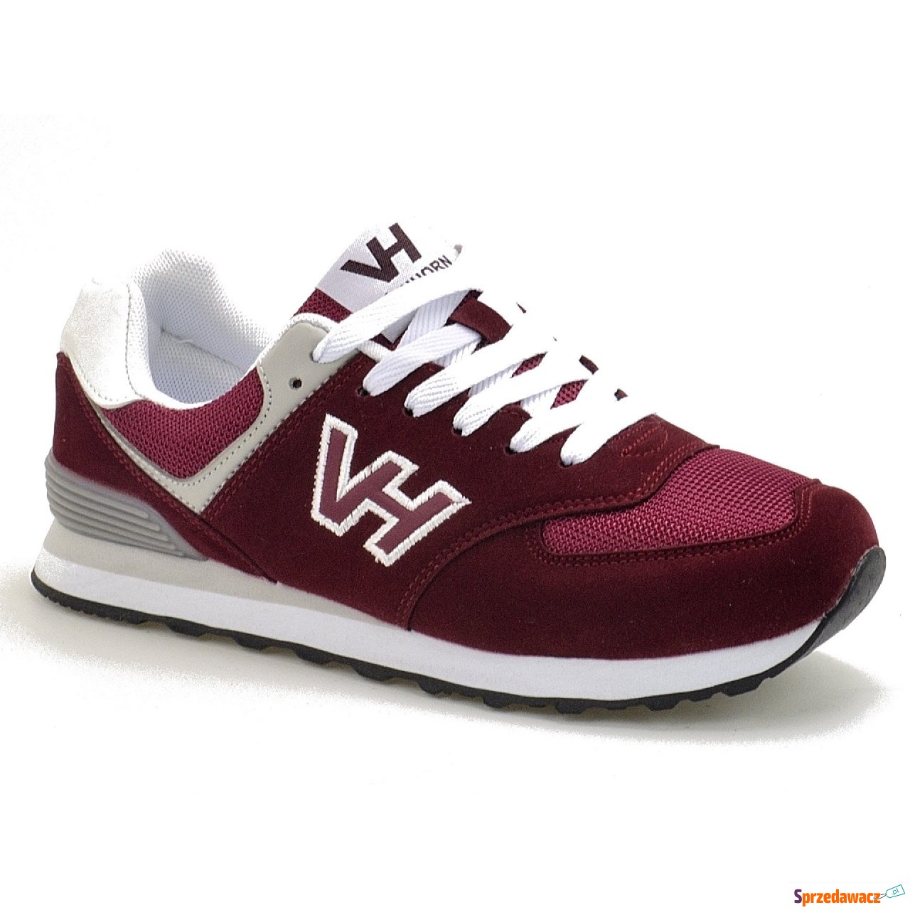 Bordowe sportowe buty damskie...