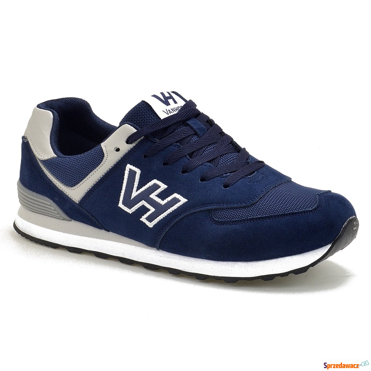 Granatowe sportowe buty damskie...