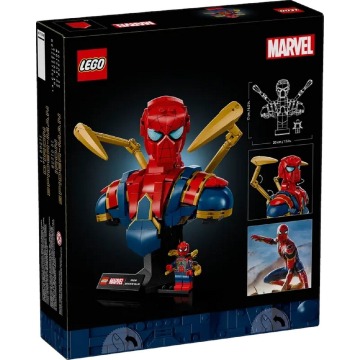 Klocki konstrukcyjne LEGO Marvel 76326 Popiersie Iron Spider-Mana