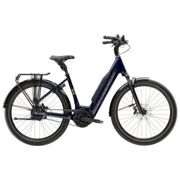 Trek District Plus 5 o niskim przekroku 800Wh 2026 Deep Dark Blue S