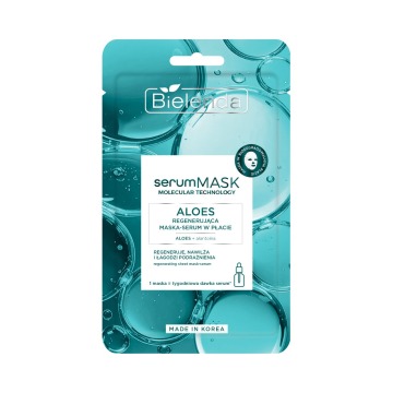 Bielenda Aloes Regenerująca maska-serum w płacie