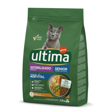 Ultima Sterilized Senior, kurczak - 2 x 2,5 kg