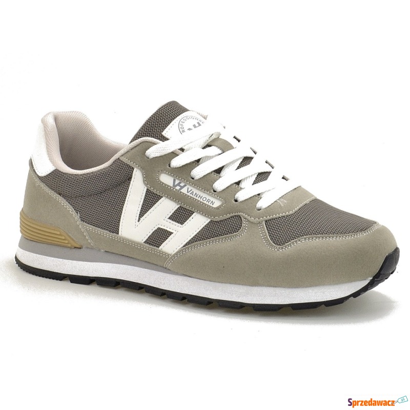 Khaki sportowe buty męskie Vanhorn 27301 - Buty sportowe miejskie... - Białystok