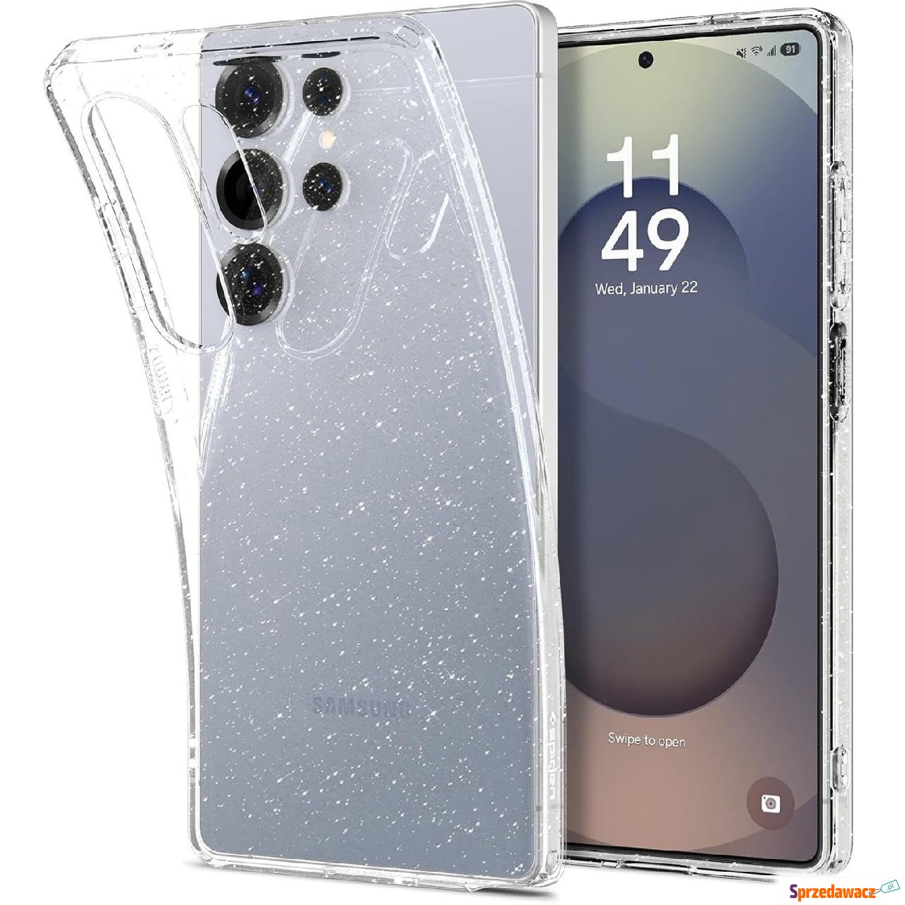 Etui Spigen Liquid Crystal Glitter...
