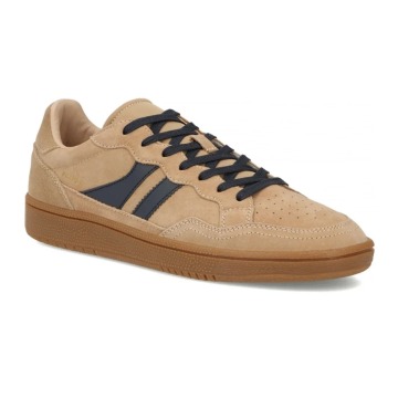 Beżowe skórzane sneakersy męskie Filippo MP7794/26