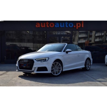 Audi A3 2018 prod. Cabrio! Bezwypadkowy! S-line! Czujniki parkowania! Zadbany!