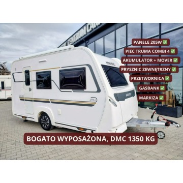 Rodzinna przyczepa marki Mobihome Navigo z bogatym wyposażeniem!