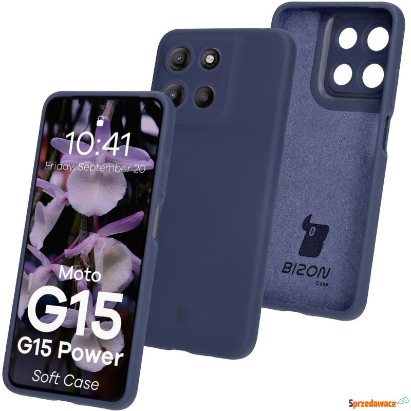 Silikonowe etui Bizon Soft Case do Motorola Moto... - Etui na smartfony - Poznań