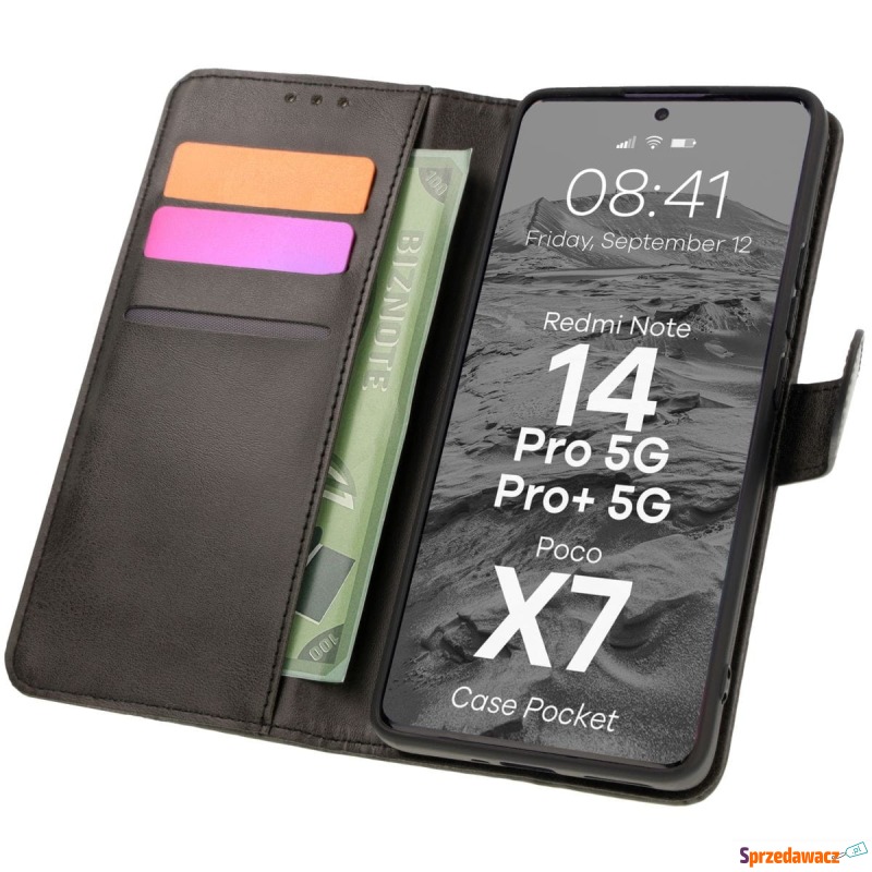 Etui z klapką Bizon Case Pocket do Xiaomi Redmi... - Etui na smartfony - Świnoujście