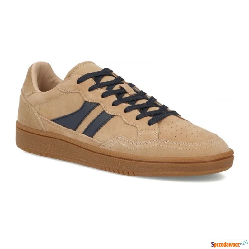 Beżowe skórzane sneakersy męskie Filippo MP7794/26 - Buty sportowe miejskie... - Lublin