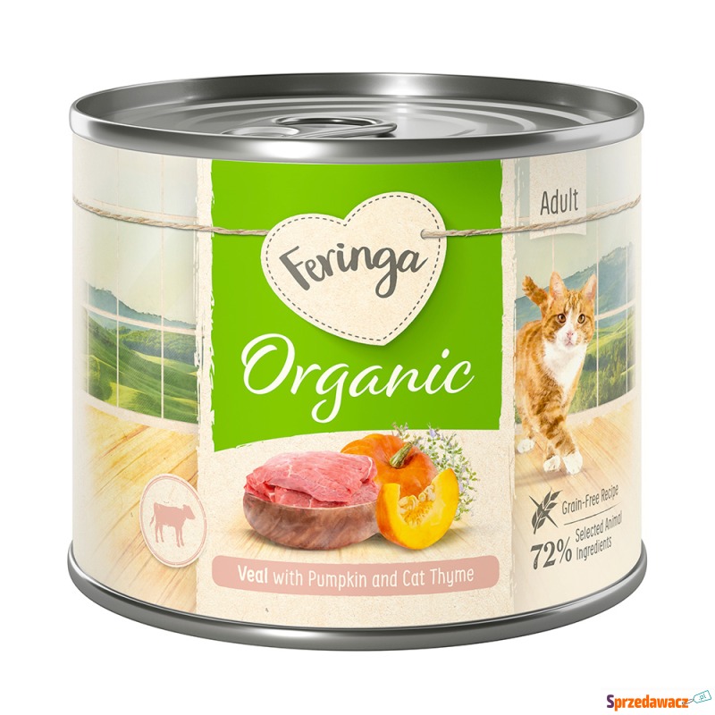 Feringa Bio Menu Adult, 6 x 200 g - Biocielęcina... - Karmy dla kotów - Gorzów Wielkopolski