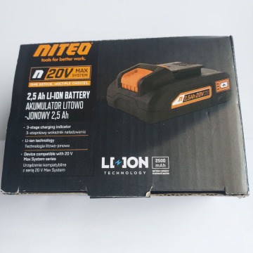 NITEO 20V Max System 2,5 Ah