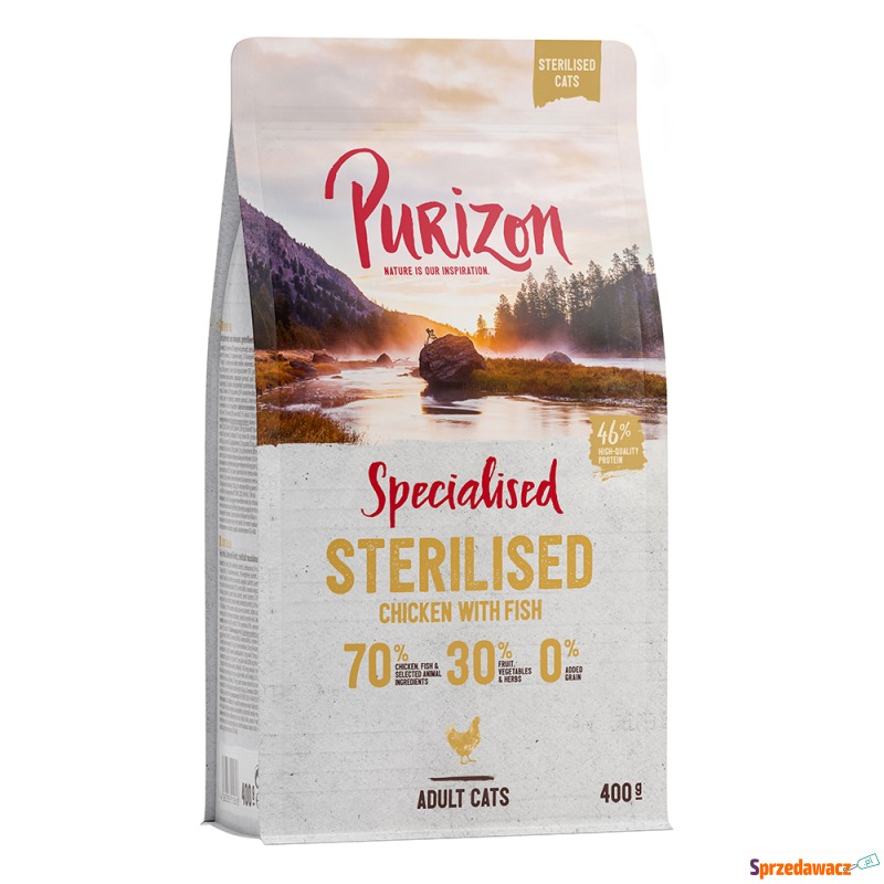 Purizon karmy suche dla kota w opakowaniach p... - Karmy dla kotów - Świecie