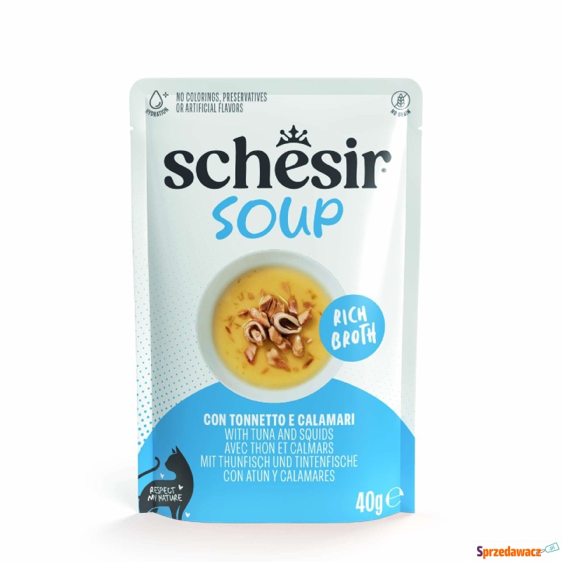 Korzystny pakiet Schesir Cat Soup, 24 x 40 g -... - Karmy dla kotów - Tychy