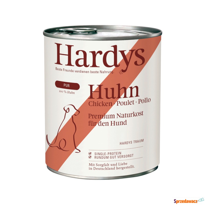 Hardys Pur, 6 x 800 g - Kurczak - Karmy dla psów - Legnica