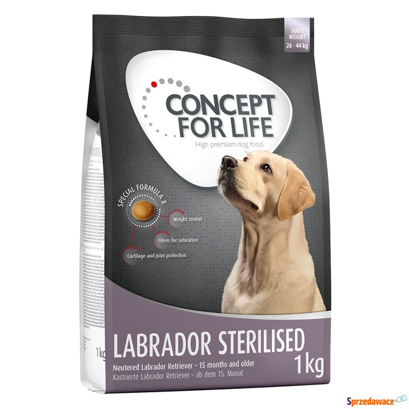 Concept for Life Labrador Sterilised  - 1 kg - Karmy dla psów - Katowice