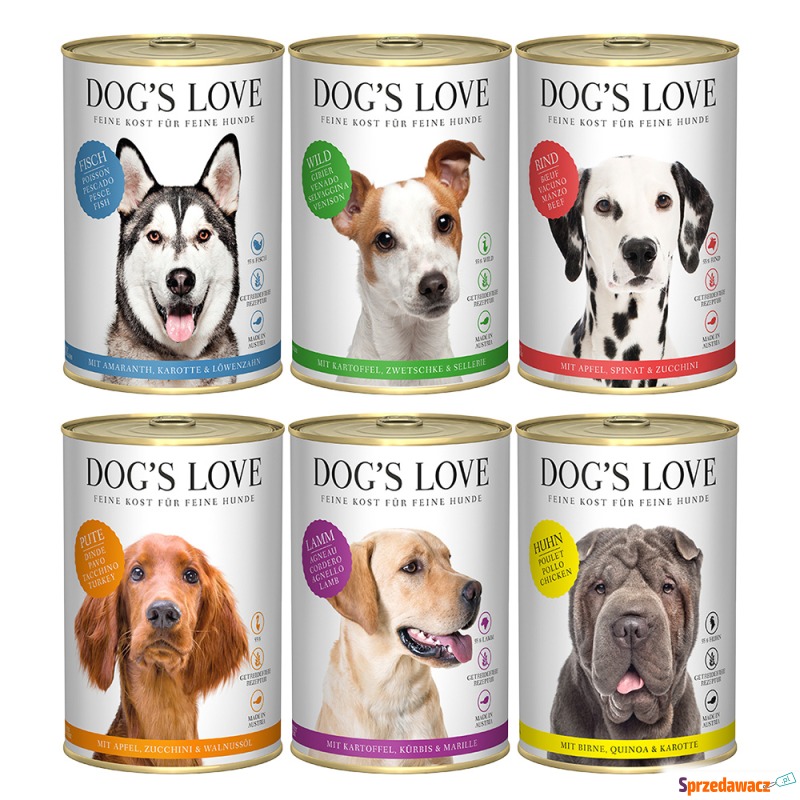 Dog's Love Adult 6 x 400 g - Pakiet...