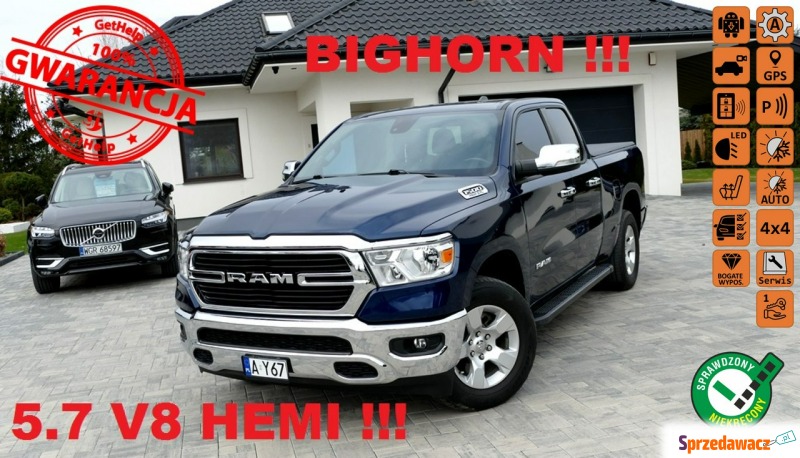 Dodge RAM  SUV 2021,  5.7 benzyna, automat - Na sprzedaż za 129 000 zł - Grójec