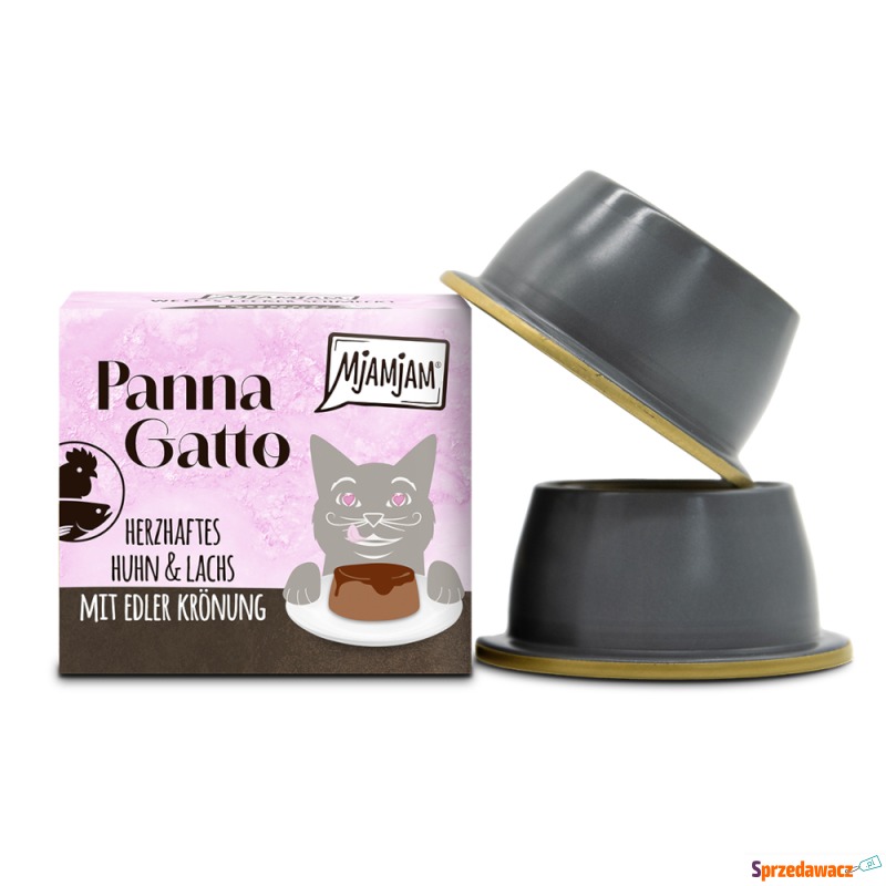 MjAMjAM Panna Gatto, 2 x 80 g - Kurczak i łosoś... - Karmy dla kotów - Częstochowa