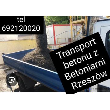 Rzeszów Betoniarnia beton pułsuchy transport Rzeszów 692120020