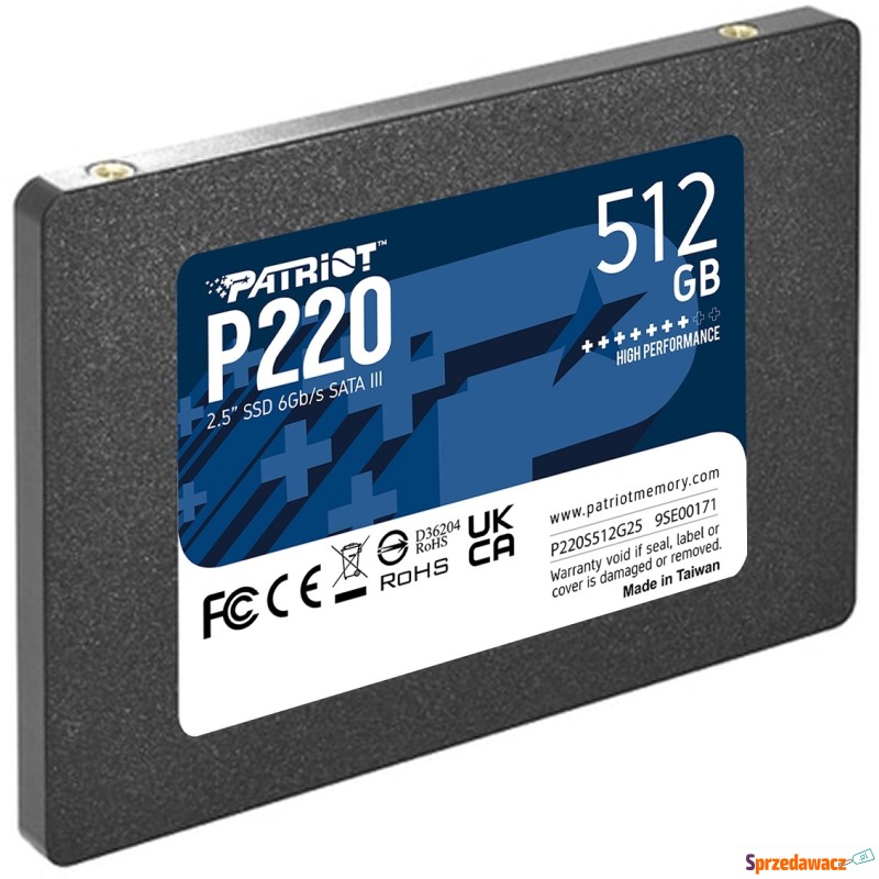 Patriot P220 512GB - Dyski twarde - Gorzów Wielkopolski