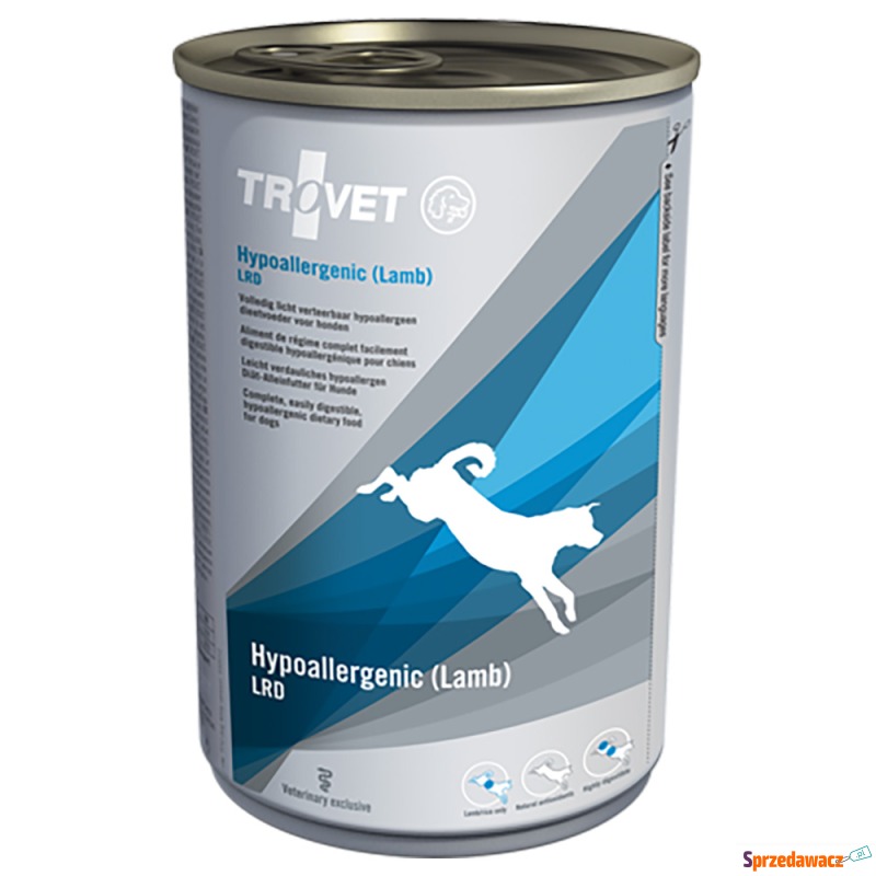 Trovet Hypoallergenic LRD. jagnięcina - 6 x 400... - Karmy dla psów - Kartuzy