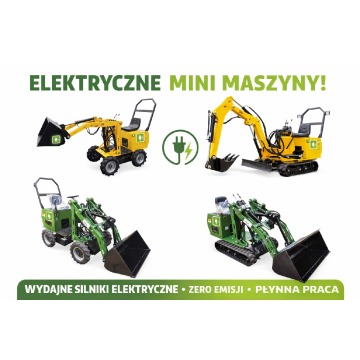 Elektryczna E Ładowarka E Koparka Nowe 2026 | Prosto od Producenta JSB mini