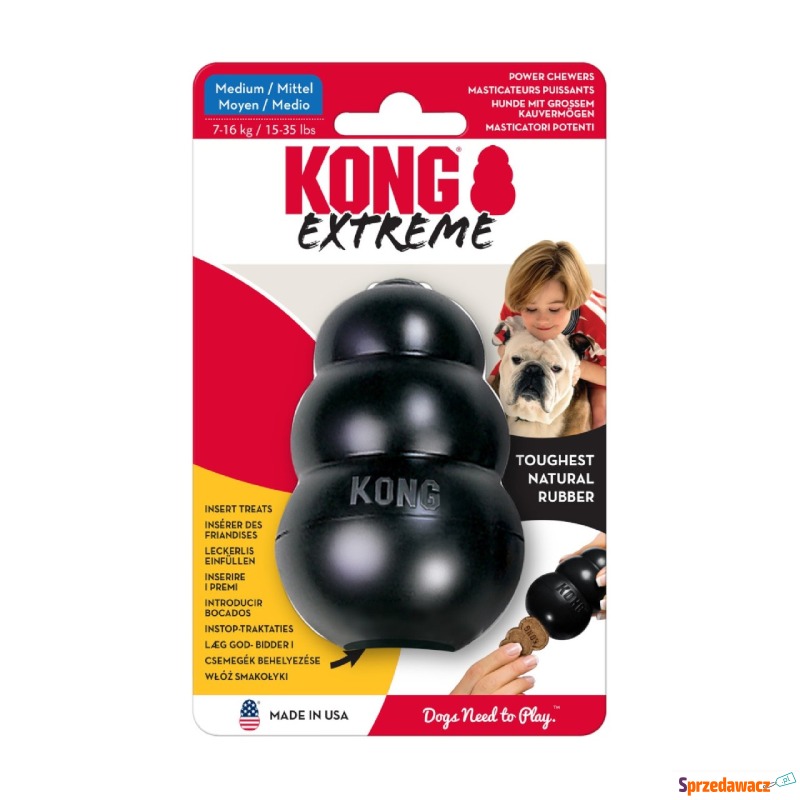 KONG Extreme - M, ok. 8,5 cm - Zabawki dla psów - Lublin