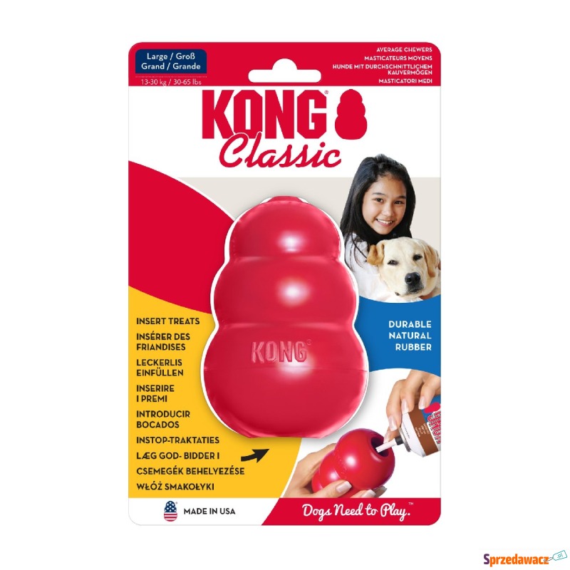 KONG Classic - L, 10 cm - Zabawki dla psów - Włocławek