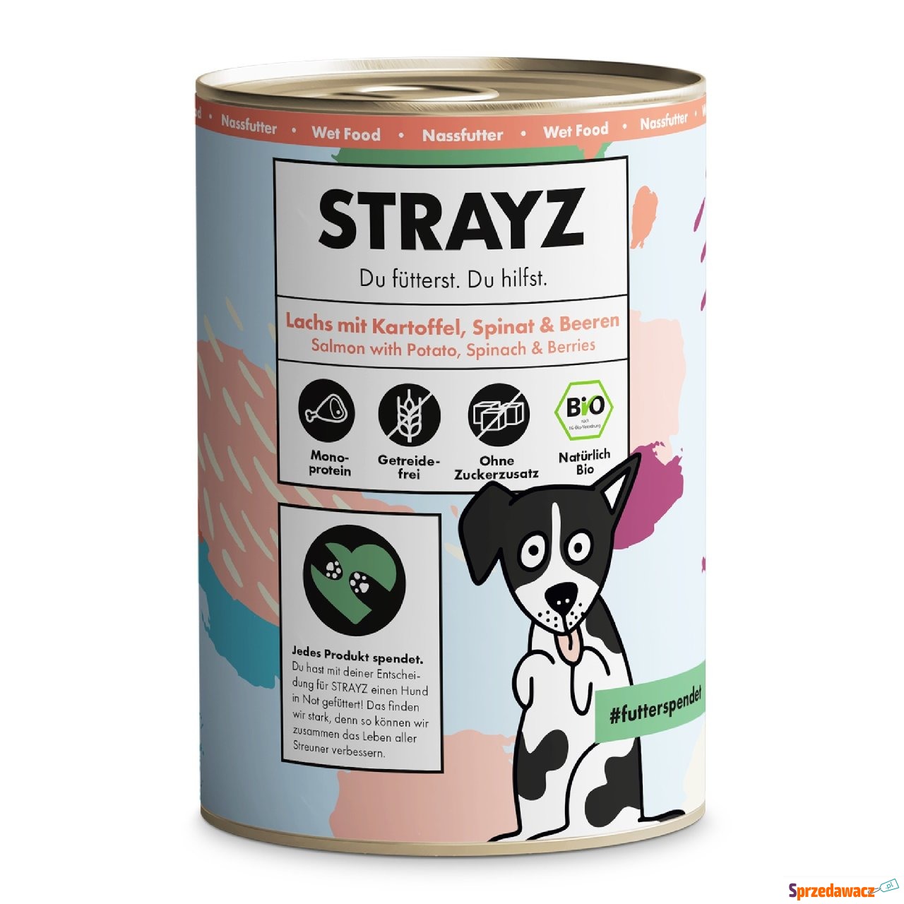STRAYZ BIO, 6 x 400 g - Biołosoś...