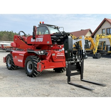 Manitou MRT 1850 ROTO Teleskopowa Obrotowa 21... - Pojazdy specjalistyczne - Widełki - zdjęcie 2