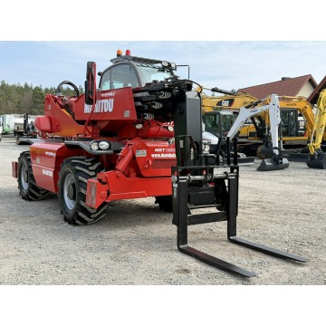 Manitou MRT 1850 ROTO Teleskopowa Obrotowa 21... - Pojazdy specjalistyczne - Widełki - zdjęcie 5