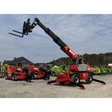 Manitou MRT 1850 ROTO Teleskopowa Obrotowa 21... - Pojazdy specjalistyczne - Widełki - zdjęcie 3