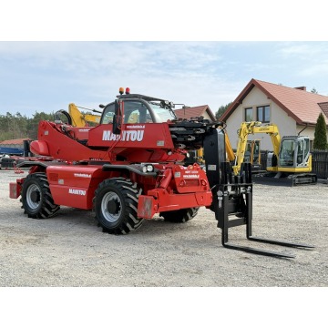 Manitou MRT 1850 ROTO Teleskopowa Obrotowa 21... - Pojazdy specjalistyczne - Widełki - zdjęcie 8