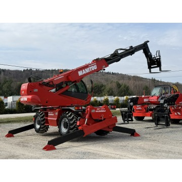 Manitou MRT 1850 ROTO Teleskopowa Obrotowa 21... - Pojazdy specjalistyczne - Widełki - zdjęcie 12