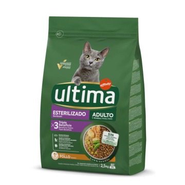 Ultima Cat Sterilized Adult, kurczak - 2,5 kg