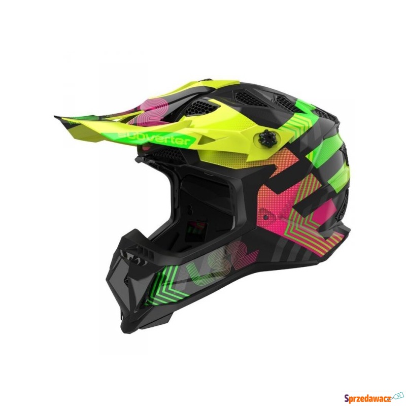 LS2 KASK OFF-ROAD MX700 SUBVERTER CHROMATIC BLACK - Kaski motocyklowe - Tychy