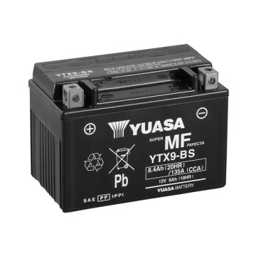 Akumulator motocyklowy 8,4Ah 135A Yuasa Ytx9-bs... - Układ elektryczny - Legnica - zdjęcie 1