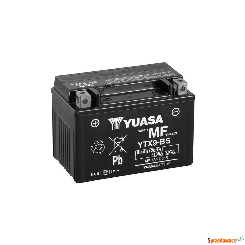 Akumulator motocyklowy 8,4Ah 135A Yuasa Ytx9-bs... - Układ elektryczny - Legnica
