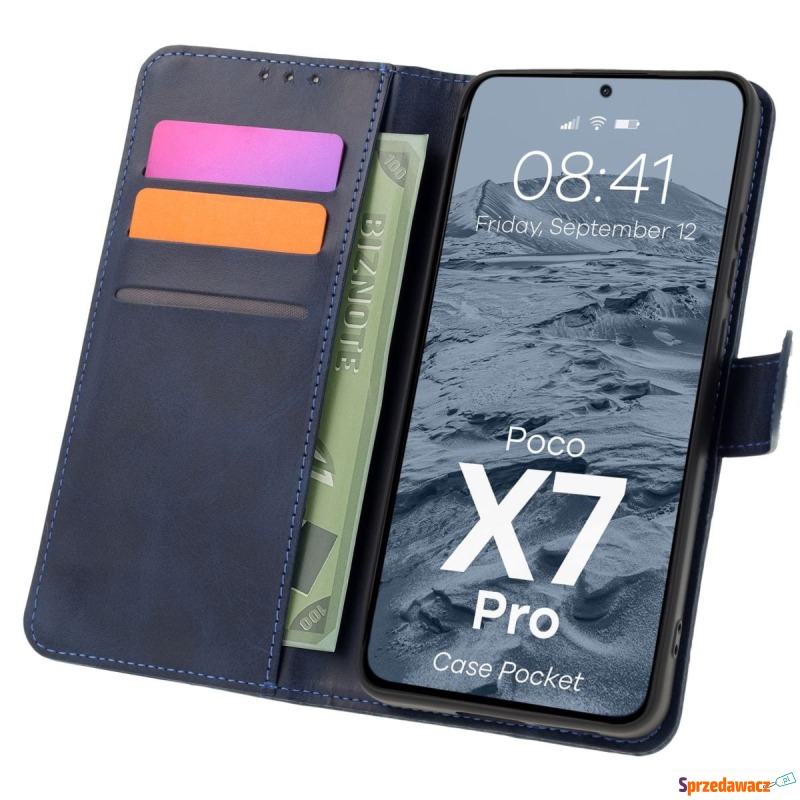 Etui z klapką Bizon Case Pocket do Xiaomi Poco... - Etui na smartfony - Piotrków Trybunalski