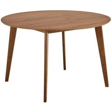 SELSEY Stół okrągły Gemirro 105 cm orzech - Genesis