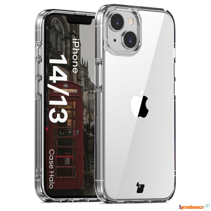 Etui Bizon Case Halo do iPhone 14 / 13, przezroczyste - Etui na smartfony - Legionowo