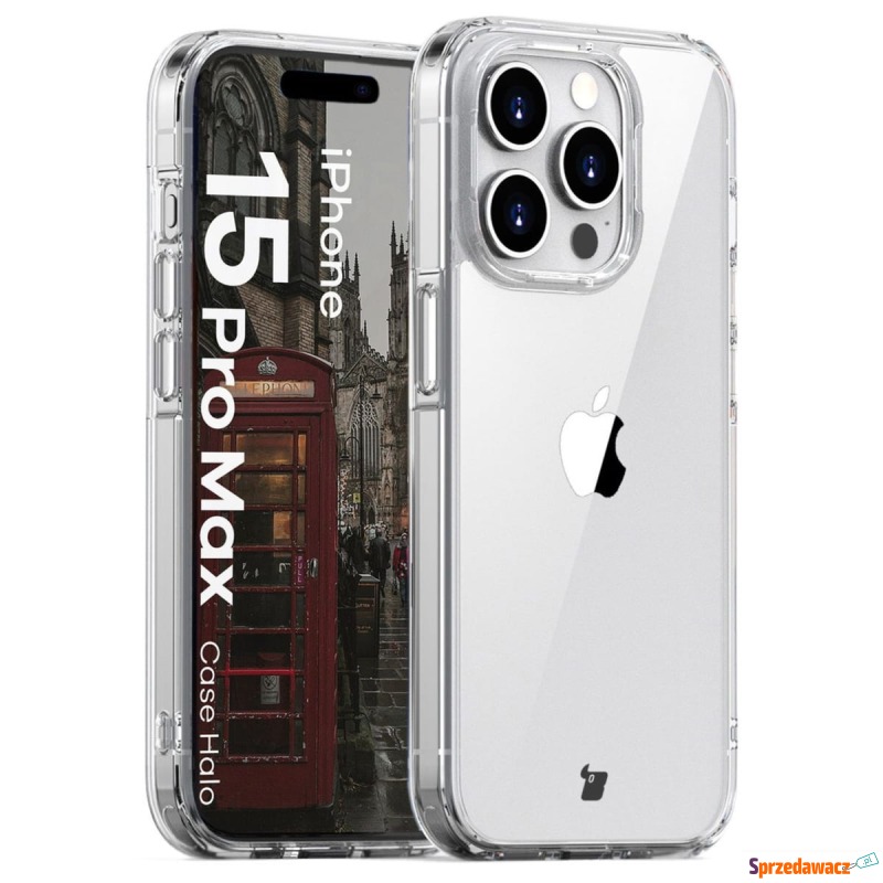 Etui Bizon Case Halo do iPhone 15 Pro Max, pr... - Etui na smartfony - Dąbrowa Górnicza
